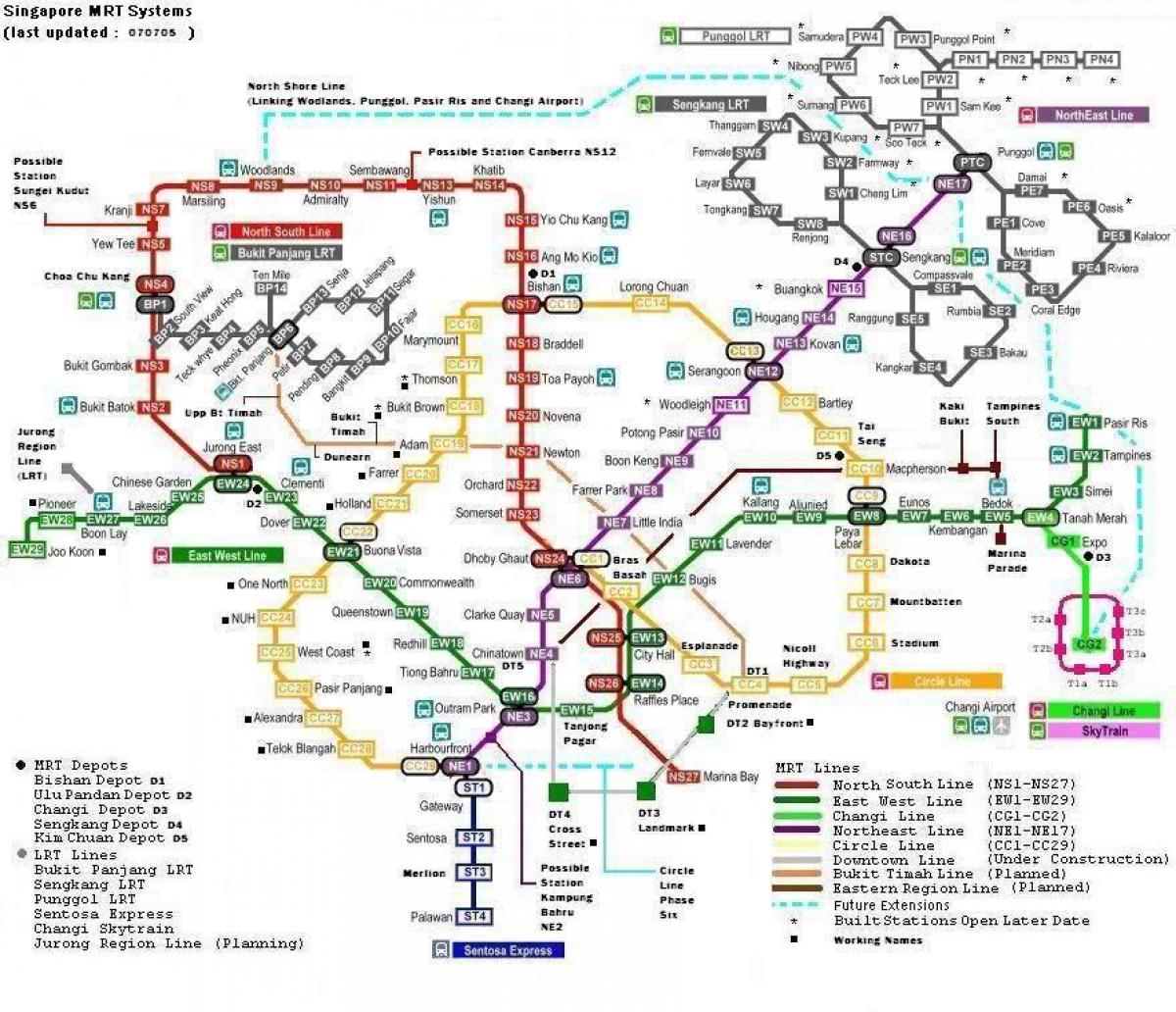 mrt 7 ایستگاه نقشه