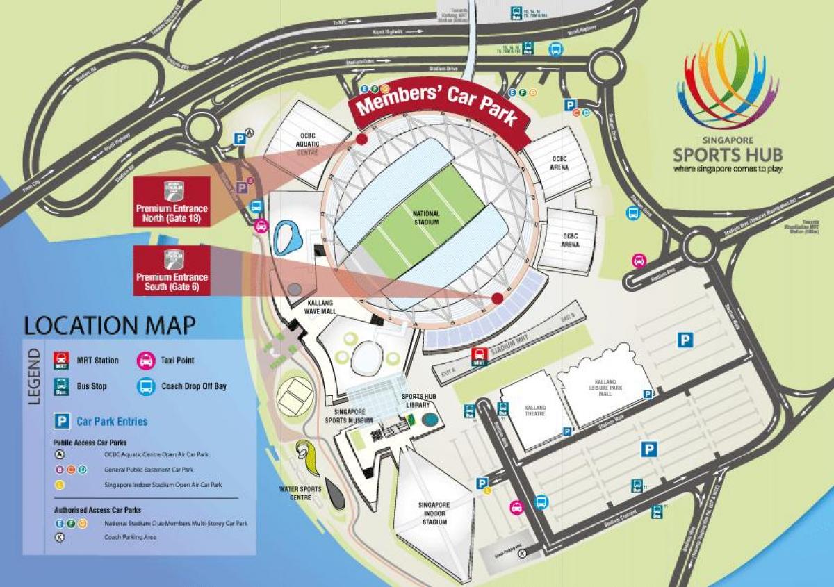 ورزشگاه mrt map سنگاپور