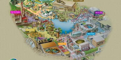 تفریحی world sentosa نقشه