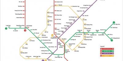 سنگاپور ایستگاه mrt map
