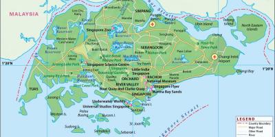 نقشه شهر سنگاپور